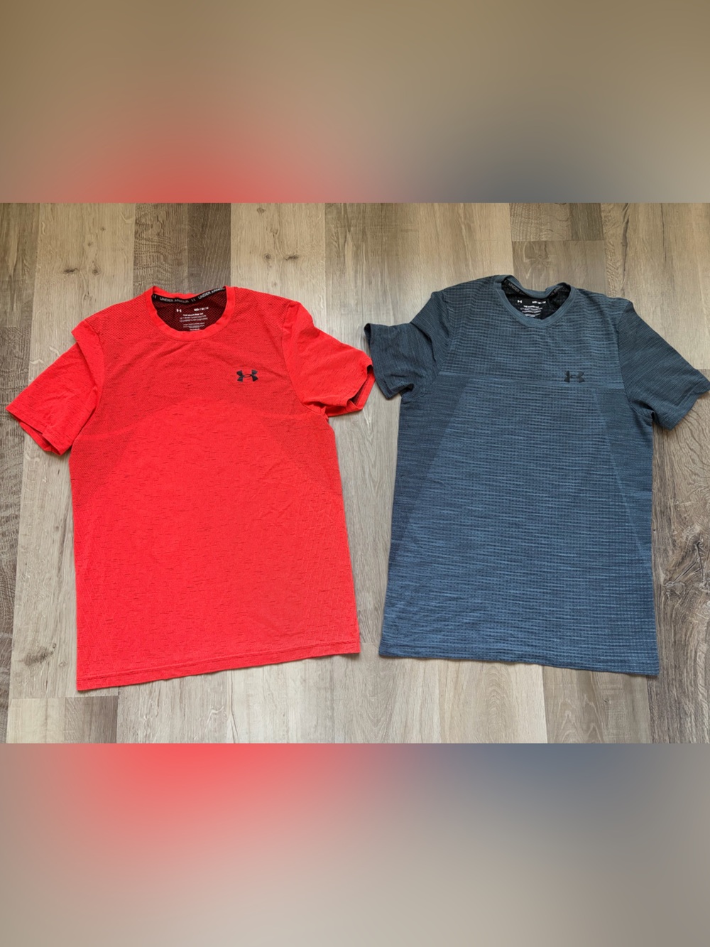 Under Armour Vanish Seamless Tee Men’s Large Bundle of 2 Athletic Shirts